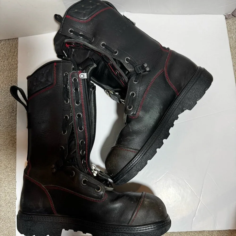 Haix Fire Flash Firefighter Safety Tow Boots Crosstech Black 8.5 EU 41 Workwear